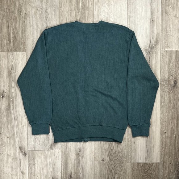 Arnold Palmer Vintage Green Medium Cardigan Sweater - Picture 4 of 7